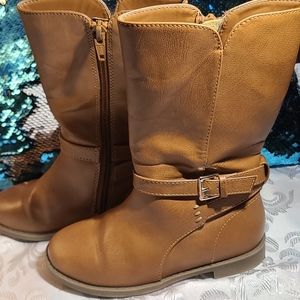 Tan Toddler Girl Boots